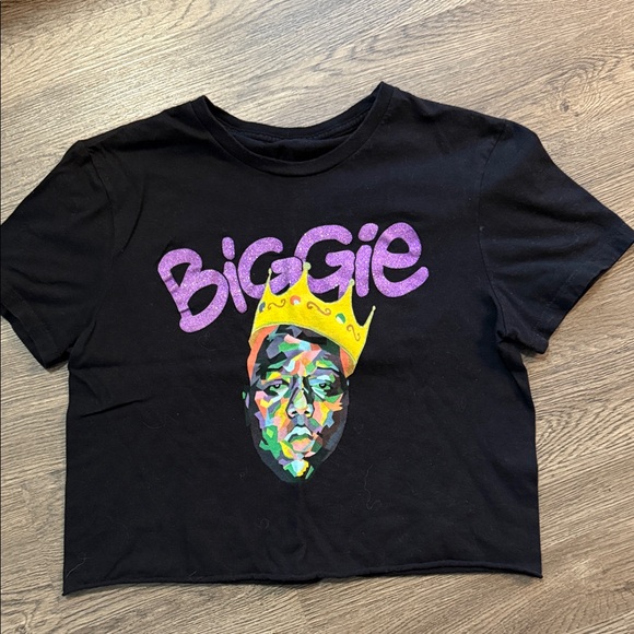 Biggie Black Graphic T-Shirt - Picture 1 of 1